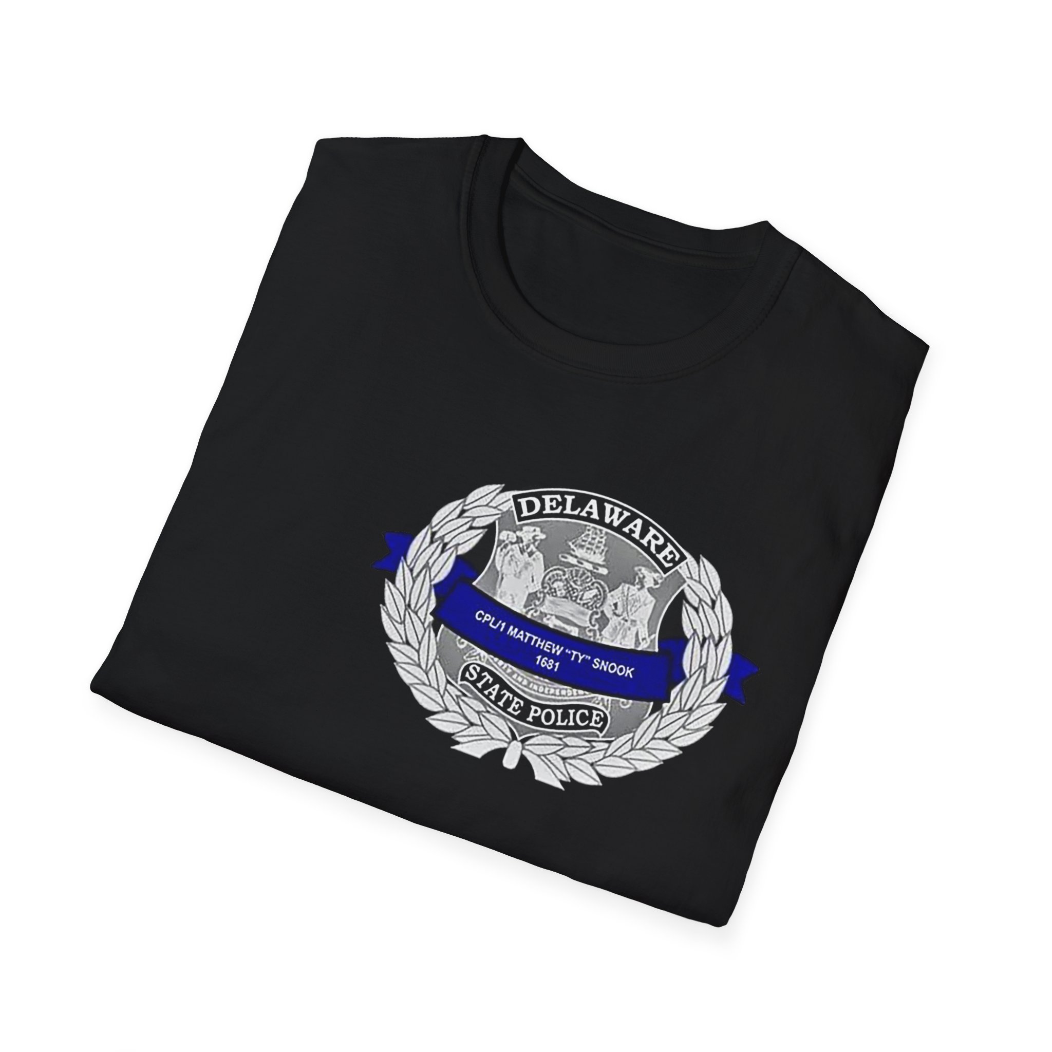 Delaware State Police Trooper Matthew T Ty Snook Shirt - Image 3