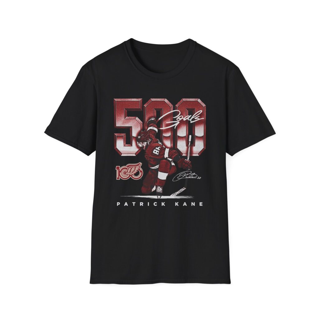 Detroit Red Wings Patrick Kane 500th Goal Signature Shirt