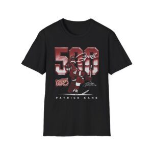 Detroit Red Wings Patrick Kane 500th Goal Signature Shirt